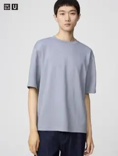 UNIQLO エアリズムコットンオーバーサイズTシャツ5分袖