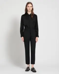 【現行美品】セオリーリュクス24AWスラックス黒SUAVESAXONY