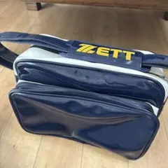 ZETT ショルダーバッグ ネイビー/ホワイト