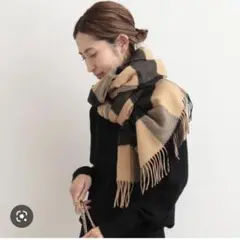 【本日限定値下げ‼️】ジョンストンズ カシミヤ マフラー 【レアカラー】