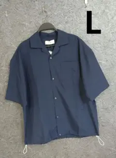 新品未使用　裾ドロストシャツ　L　半袖シャツ　NIDO