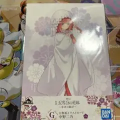 五等分の花嫁中野二乃描き下ろしイラストボード