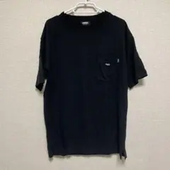 moz ブラック Tシャツ ポケット付き
