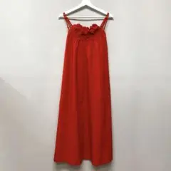 SLY　スライ　GATHER CAMI LONG　キャミソールワンピース 　Ｆ