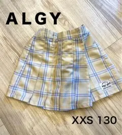 ★週末値下げ★Algy チェック柄プリーツスカート風キュロット130