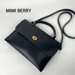 MIMI BERRY　ショルダーバッグ　2WAY　HEBE　レザー　ターンロック