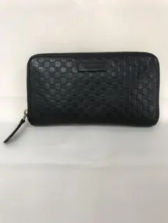 GUCCI グッチ マイクロGG ラウンドファスナー長財布