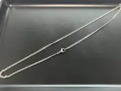 シルバー 色チェーンネックレス 約50cm