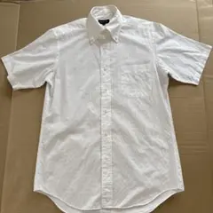 ランバンコレクション　綿100%半袖ボタンダウンシャツ