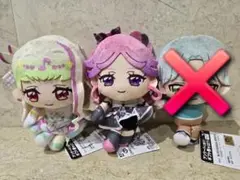 キミとアイドルプリキュア♪ コロっとまんまる プリフェイスぬいぐるみ　2体セット