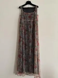 【美品】KRIZIAPOI シアーノースリーブワンピース ボレロ 黒インナー付