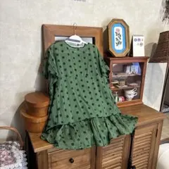 fu-duekca: 雑貨屋さんか購入　ドットふんわりブラウス