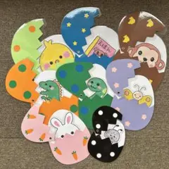 まあるいたまごペープサート8点