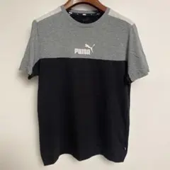 PUMA プーマ 半袖 Tシャツ グレー ブラック M