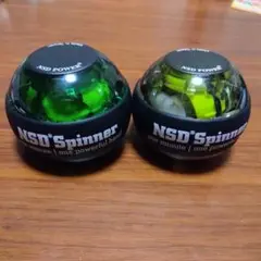 NSDスピナー　 グリーン/ブラック　２個セット