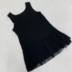⭐️ピサーノ⭐️新品ノースリーブ フレアシルエット レース素材 タグ付き