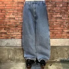 USA古着 wrangler デニムパンツ ワイド ストレート アメカジ Y2K