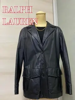 RALPH LAUREN ラルフローレン PETITE レザージャケットM相当