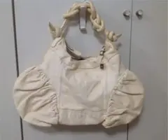 シシロッシ バッグ 白 本皮