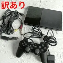 【訳あり】 PS2 SCPH−90000 黒 コントローラー付き　ジャンク品