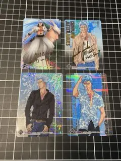 BLEACH クリアコレクション4 箔押し クリアカード グリムジョー　4枚
