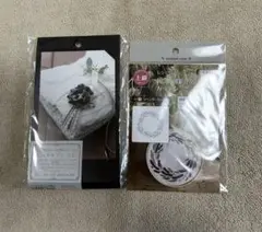 【新品】クロバー　ちいさなてしごと　リボンフラワー　刺繍図案　2点セット