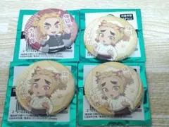 鬼滅の刃 ナンジャタウン 煉獄杏寿郎 千寿郎 缶バッジ 4個セット