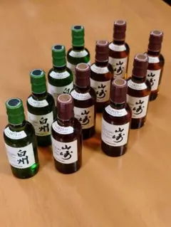 サントリーウイスキー 山崎 白州 各180ml