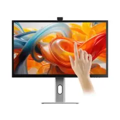【美品】27インチ Webカメラ内蔵 タッチスクリーン 4K モニター