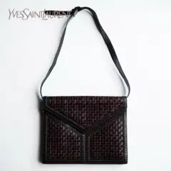 Yves Saint Laurent Woven Shoulder Bag