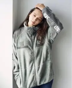 WIND AND SEA MILITARY FLEECE JACKET
