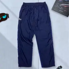 《Under Armour》 ナイロンパンツ L ネイビー 迷彩柄 storm1