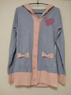 ルームウェア パジャマ 部屋着 L ブルー ピンク