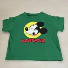 Disney ミッキーマウス Tシャツ 100cm グリーン