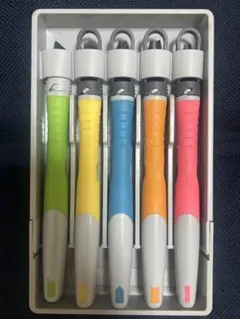 彫刻刀5本セット 滑り止めグリップ付き