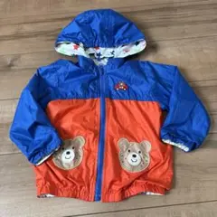 100 ミキハウス クマポケット付きジャケット 100cm