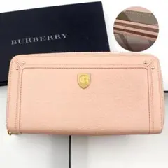 ✨極美品✨ BURBERRY 長財布 TBロゴ ラウンドファスナー
