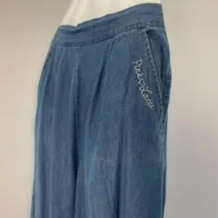 デニム風パンツ