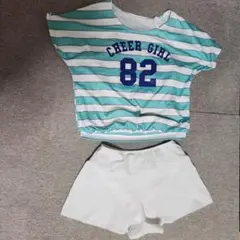 CHEER GIRL 82プリント　セパレート水着セット