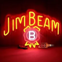 Newジムビームおまけ付き【ネオン祭り】JIMBEAM ネオンサイン管・看板u
