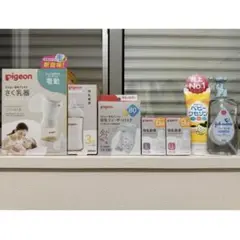 ピジョン 搾乳機 電動ハンドフィットプラス 哺乳瓶 フリーザーパック おまけ付