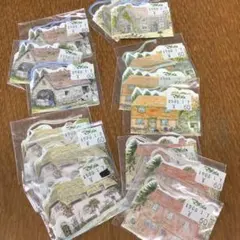 イギリス製 ハウス型 メッセージカード 14枚セット マザーグース
