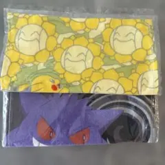 一番くじ ピカチュウ ゲンガー ハンドタオル2点セット