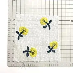 ミナペルホネン　はぎれ　skip イエロー