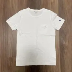 チャンピオン Tシャツ 半袖 ポケット 白 サイズS