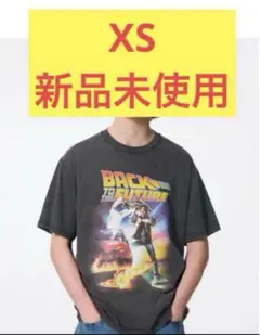 XS バックトゥザフューチャー　ウォッシュド　グラフィック　Tシャツ
