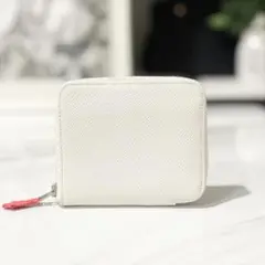 美品☆ エルメス アザップコンパクト シルクイン 白 □N刻印