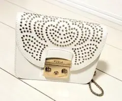 ☆美品☆FURLA メトロポリス 牡丹KAMONコレクション ショルダーバッグ