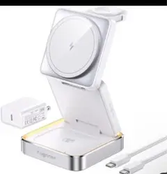 便利❣️ ワイヤレス充電器 3 in 1 急速 MagSafe充電器 折りたたみ式