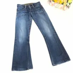 【美品B】MISS EDWIN 503 デニム サイズ25×32 ブルー